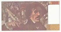 France 100 Francs - Delacroix - 1989 - Serial K.165 - P.154