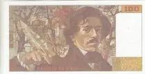 France 100 Francs - Delacroix - 1990 - Serial G.135