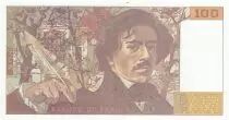 France 100 Francs - Delacroix - 1990 - Serial P.135