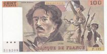 France 100 Francs - Delacroix - 1990 - Série P.135