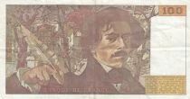 France 100 Francs - Delacroix - 1990 - S&eacute;rie R.167 - Filigrane d&eacute;cal&eacute;