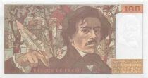 France 100 Francs - Delacroix - 1993 - Serial J.223