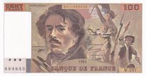 France 100 Francs - Delacroix - 1993 - Serial M.241 - P.154