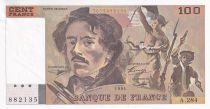 France 100 Francs - Delacroix - 1994 - Serial A.284 - P.154
