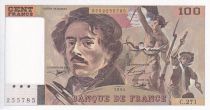 France 100 Francs - Delacroix - 1994 - Serial C.271 - P.154