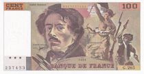 France 100 Francs - Delacroix - 1994 - Serial G.265 - P.154