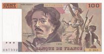France 100 Francs - Delacroix - 1994 - Serial H.263 - P.154