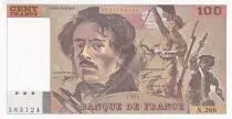 France 100 Francs - Delacroix - 1994 - Serial N.266 - P.154