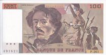France 100 Francs - Delacroix - 1994 - Serial P.261 - P.154