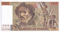 France 100 Francs - Delacroix - 1995 - Serial B.278 - P.154