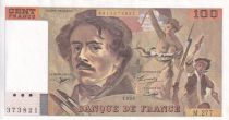 France 100 Francs - Delacroix - 1995 - Serial M.277 - P.154