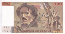 France 100 Francs - Delacroix - 1995 - Serial M.277 - P.154