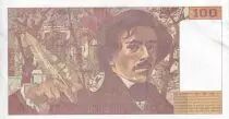 France 100 Francs - Delacroix - 1995 - Serial O.276 - P.154