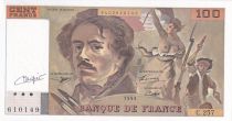France 100 Francs - Delacroix - Sign Vigier - 1995 - Serial C.257 - P.154