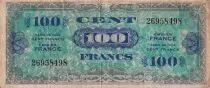 France 100 Francs - Drapeau - 1944 - Sans Série - VF.20.01