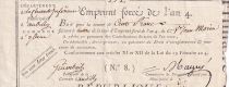 France 100 Francs - Emprunt Forcé - An 4 (1796) - Charente-Inférieure - Audilly - SUP