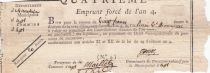 France 100 Francs - Emprunt Forcé - Year 4 (1796) - Vaucluse - Apt
