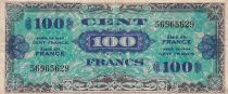 France 100 Francs - Flag - 1944 - Without serial - P.118