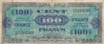 France 100 Francs - Impr. am&eacute;ricaine (drapeau) - 1944 - Sans s&eacute;rie - Num 55204568