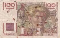 France 100 Francs - Jeune Paysan - 07-11-1945 - S&eacute;rie W.18