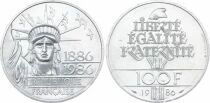 France 100 Francs - Liberty - 1986 - Silver