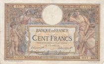 France 100 Francs - Luc Olivier Merson - 01-07-1912 - Serial G.1522 - P.69