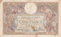 France 100 Francs - Luc Olivier Merson - 01-12-1938 - Serial D.62607 - P.69