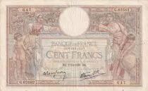France 100 Francs - Luc Olivier Merson - 01-12-1938 - S&eacute;rie G.62582
