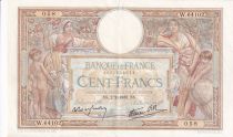 France 100 Francs - Luc Olivier Merson - 02-02-1939 - Serial W.64102