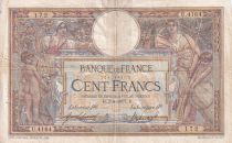 France 100 Francs - Luc Olivier Merson - 02-08-1917 - Serial U.4164 - F - P.69