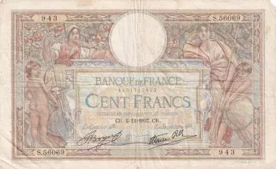 France 100 Francs - Luc Olivier Merson - 02-12-1937 - S�rie S.56069