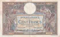 France 100 Francs - Luc Olivier Merson - 03-04-1919 - Serial W.5756 - P.71