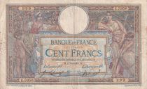 France 100 Francs - Luc Olivier Merson - 03-06-1919 - Serial E.5956 - VG to F - P.69