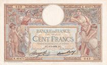 France 100 Francs - Luc Olivier Merson - 04-01-1934 - Serial K.42471