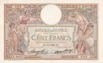 France 100 Francs - Luc Olivier Merson - 04-01-1934 - Serial K.42471