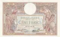 France 100 Francs - Luc Olivier Merson - 04-08-1938 - Série T.60387 - F.25.27