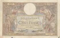 France 100 Francs - Luc Olivier Merson - 06-07-1928 - Serial M.21993