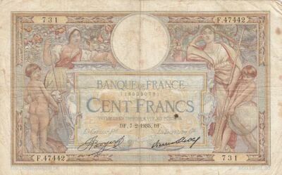 France 100 Francs - Luc Olivier Merson - 07-02-1935 - S�rie F.47442