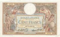 France 100 francs - Luc Olivier Merson - 07-04-1932 - S&eacute;rie E.34892