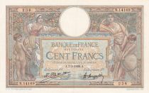 France 100 Francs - Luc Olivier Merson - 07-05-1926 - Serial N.14169