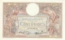 France 100 Francs - Luc Olivier Merson - 09-12-1937 - Serial X.56241