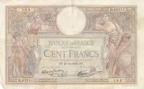 France 100 Francs - Luc Olivier Merson - 13-10-1938 - Série R.61011