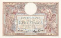 France 100 Francs - Luc Olivier Merson - 14-04-1938 - Serial K.58676 - F.25.15