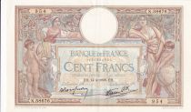 France 100 Francs - Luc Olivier Merson - 14-04-1938 - Serial K.58676