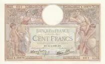France 100 Francs - Luc Olivier Merson - 14-04-1938 - S&eacute;rie K.58676