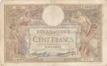 France 100 Francs - Luc Olivier Merson - 15-02-1934 - Serial A.43005