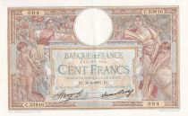 France 100 Francs - Luc Olivier Merson - 15-04-1937 - Serial C.53816 - P.69