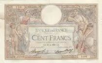 France 100 francs - Luc Olivier Merson - 15-04-1937 - Série W.53709