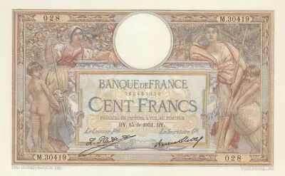 France 100 Francs - Luc Olivier Merson - 15-05-1931 -  S�rie M.30419