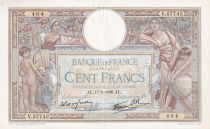 France 100 Francs - Luc Olivier Merson - 17-02-1938 - Serial V.57743 - P.69